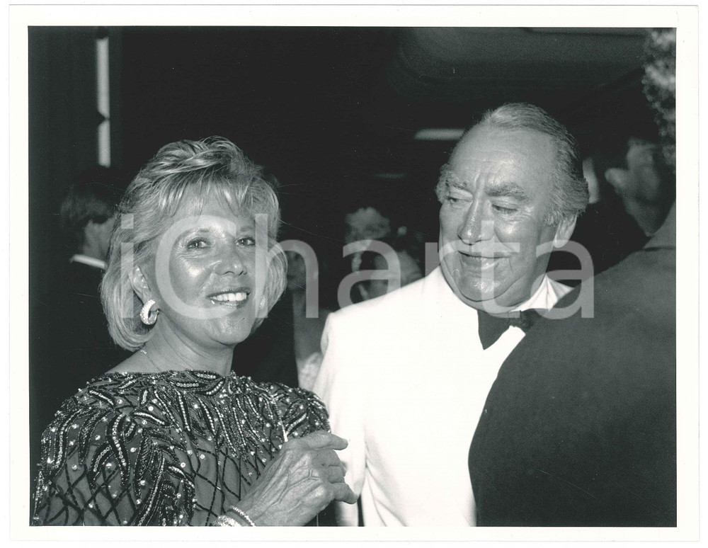 Fotografia d epoca originale 1988 NEW YORK Golfer Of The Century Dinner  Dinah SHORE Hugh CAREY Photo 2 1