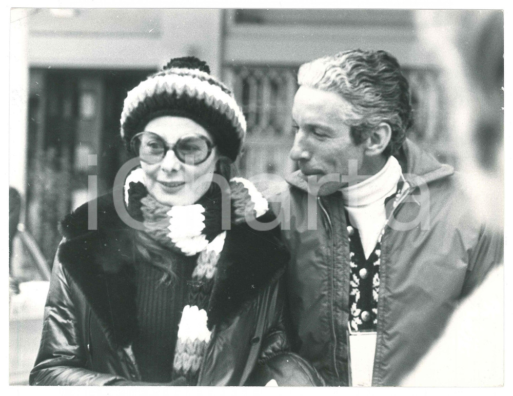 Fotografia d epoca originale 1971 SAINTMORITZ SWITZERLAND Maria Cristina VETTORE AUSTINFORD Photo 1