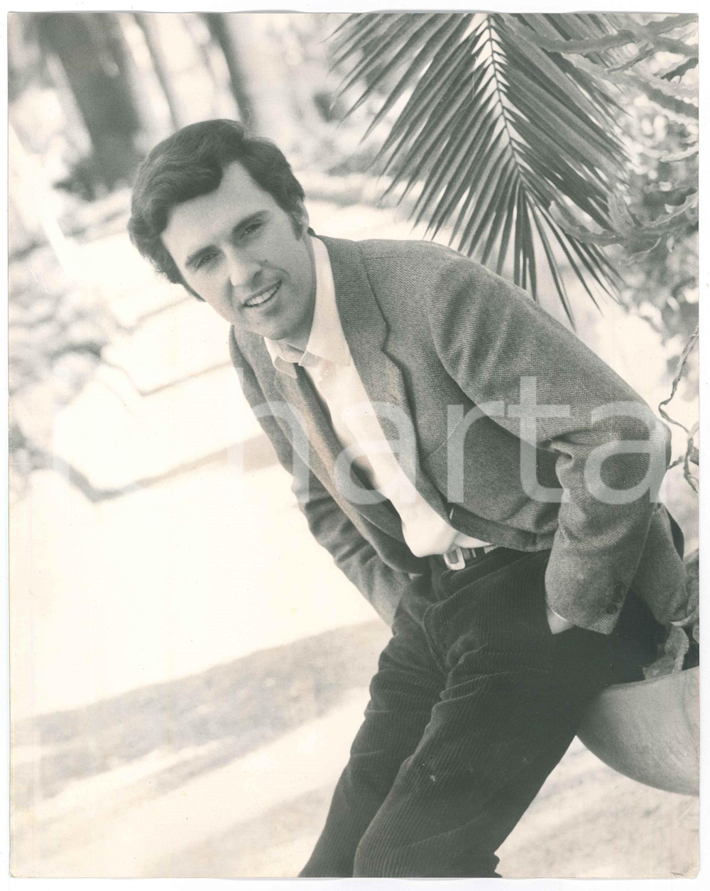 Fotografia d'epoca originale 1969 FESTIVAL DI SANREMO Riccardo DEL TURCO - Ritratto - Foto 1