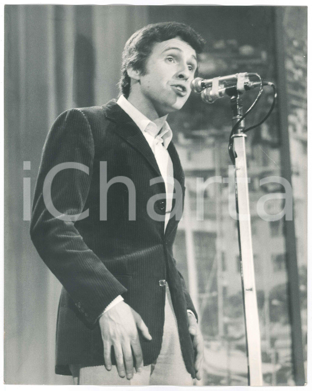 1969 FESTIVAL DI SANREMO Riccardo DEL TURCO sul palco - Foto