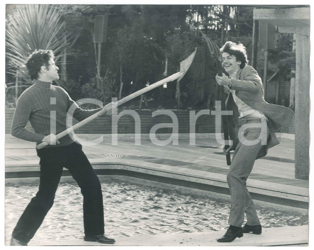 1969 COSTUME ITALIA Riccardo DEL TURCO scherza con ANTOINE - Foto