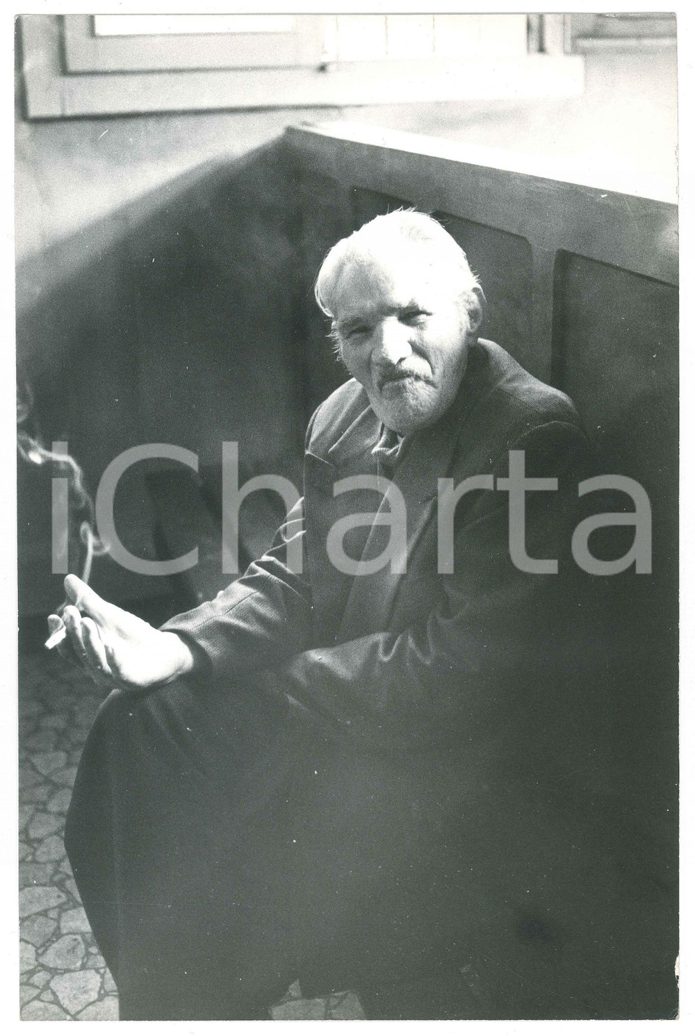 1970 ca MILANO Ritratto di senzatetto (4) Foto artistica 20x30 cm
