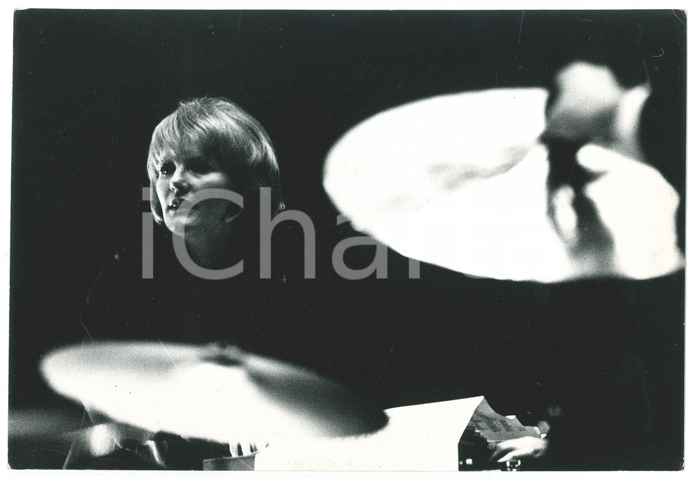 Fotografia d epoca originale 1970 ca COSTUME ITALIA Cantante Petula CLARK durante le prove Foto 30x20 cm 1
