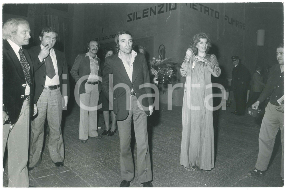 1973 PARMA TEATRO REGIO Antonio ANSOLDI e Iva ZANICCHI - Foto DANNEGGIATA