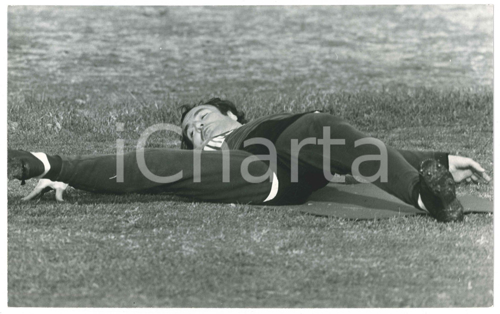 1975 ca CALCIO JUVENTUS Campo COMBI José ALTAFINI in allenamento (16) Foto 30x18