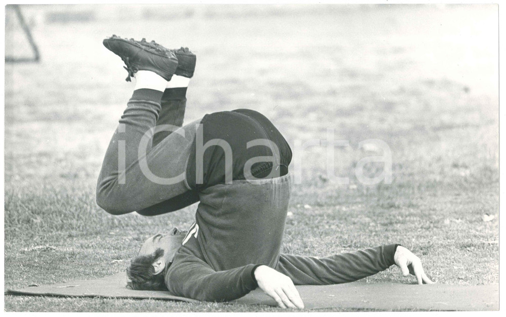 1975 ca CALCIO JUVENTUS Campo COMBI José ALTAFINI in allenamento (18) Foto 30x18