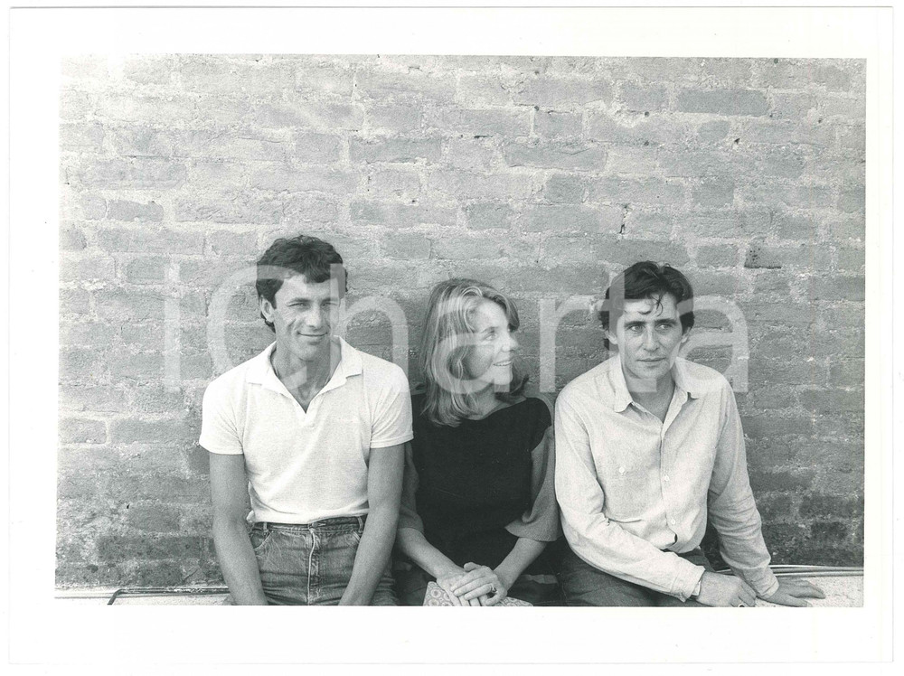 Fotografia d epoca originale 1983 MOSTRA DI VENEZIA Gabriel BYRNE Jill CLAYBURGH Mohammad BAKRI Foto 24x18 1