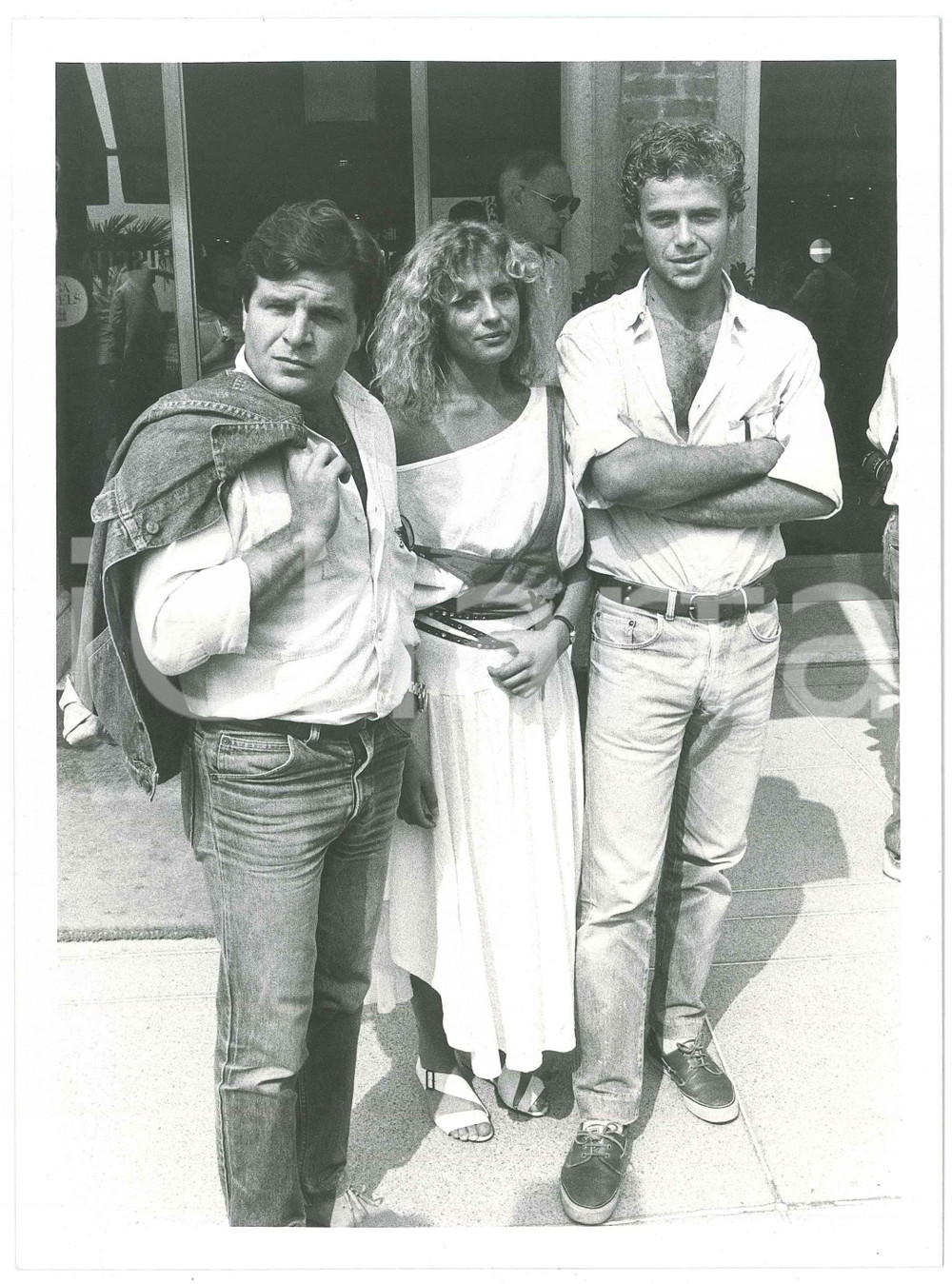 Fotografia d epoca originale 1984 CINEMA Chewingum Mauro DI FRANCESCO Isabella FERRARI Massimo CIAVARRO 1