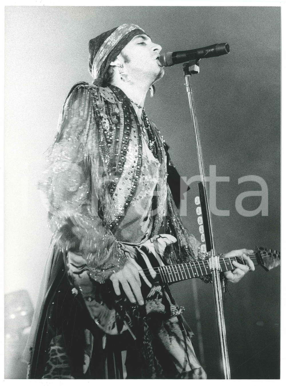 Fotografia d epoca originale 1987 MILANO  LITTLE STEVEN in concerto  Ritratto 2 Foto 18x24 cm 1