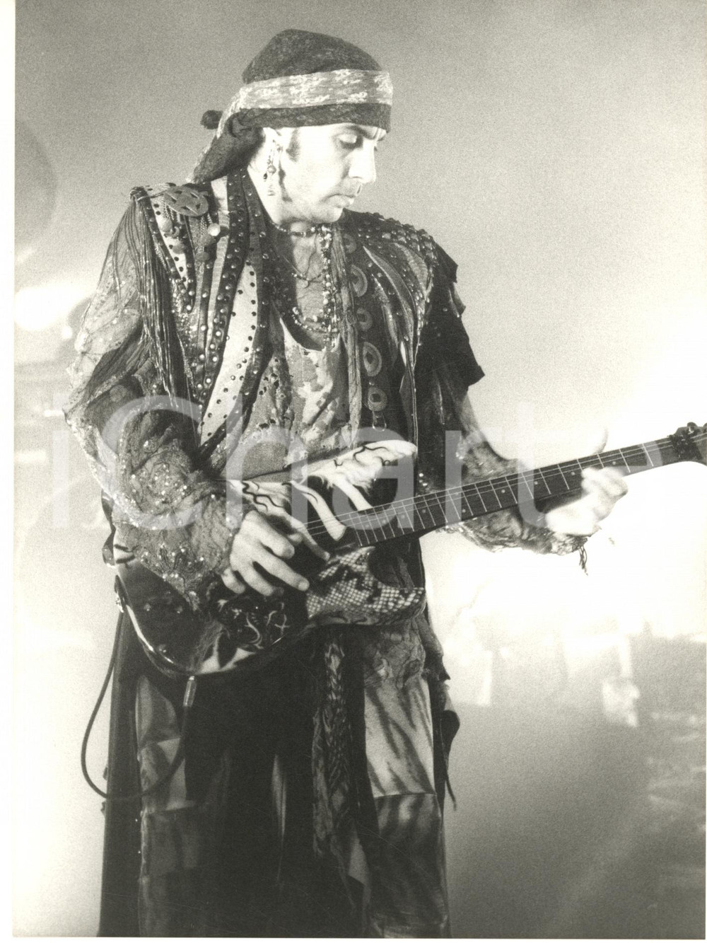 Fotografia d epoca originale 1987 MILANO  LITTLE STEVEN in concerto  Ritratto 3 Foto 18x24 cm 1