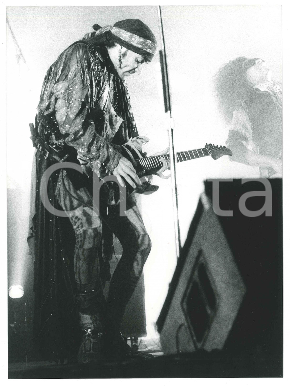 Fotografia d epoca originale 1987 MILANO  LITTLE STEVEN in concerto  Ritratto 5 Foto 18x24 cm 1