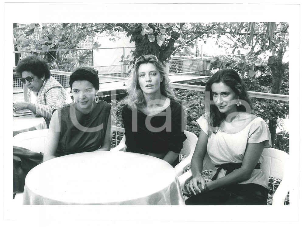 Fotografia d epoca originale 1986 VENEZIA CINEMA  Teresa Ann SAVOY Margherita BUY Enrica Maria MODUGNO 2 1