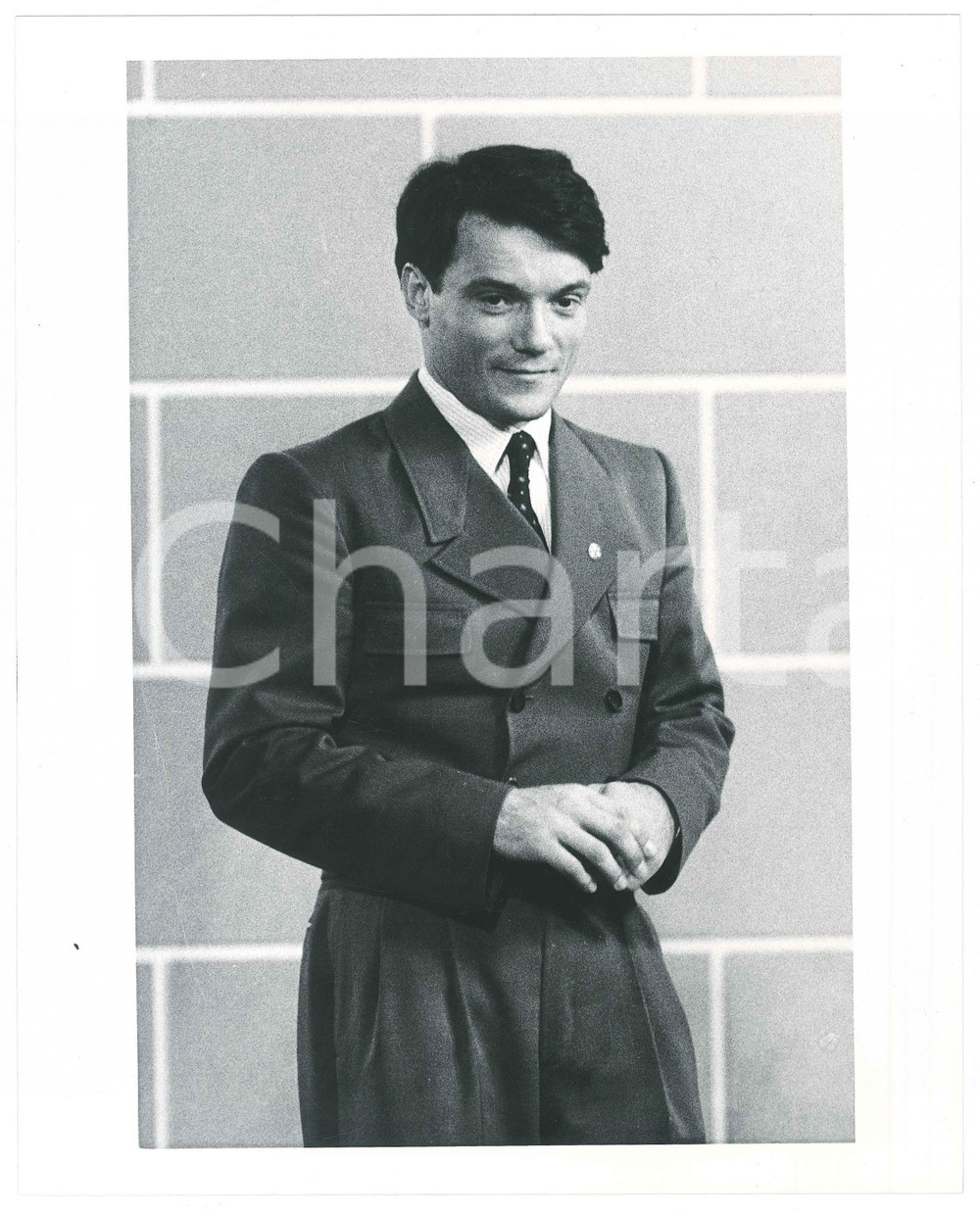 Materiale cinematografico d’epoca 1985 ca ITALIA  MUSICA Massimo RANIERI Ritratto cantante  Foto 20x25 1 1
