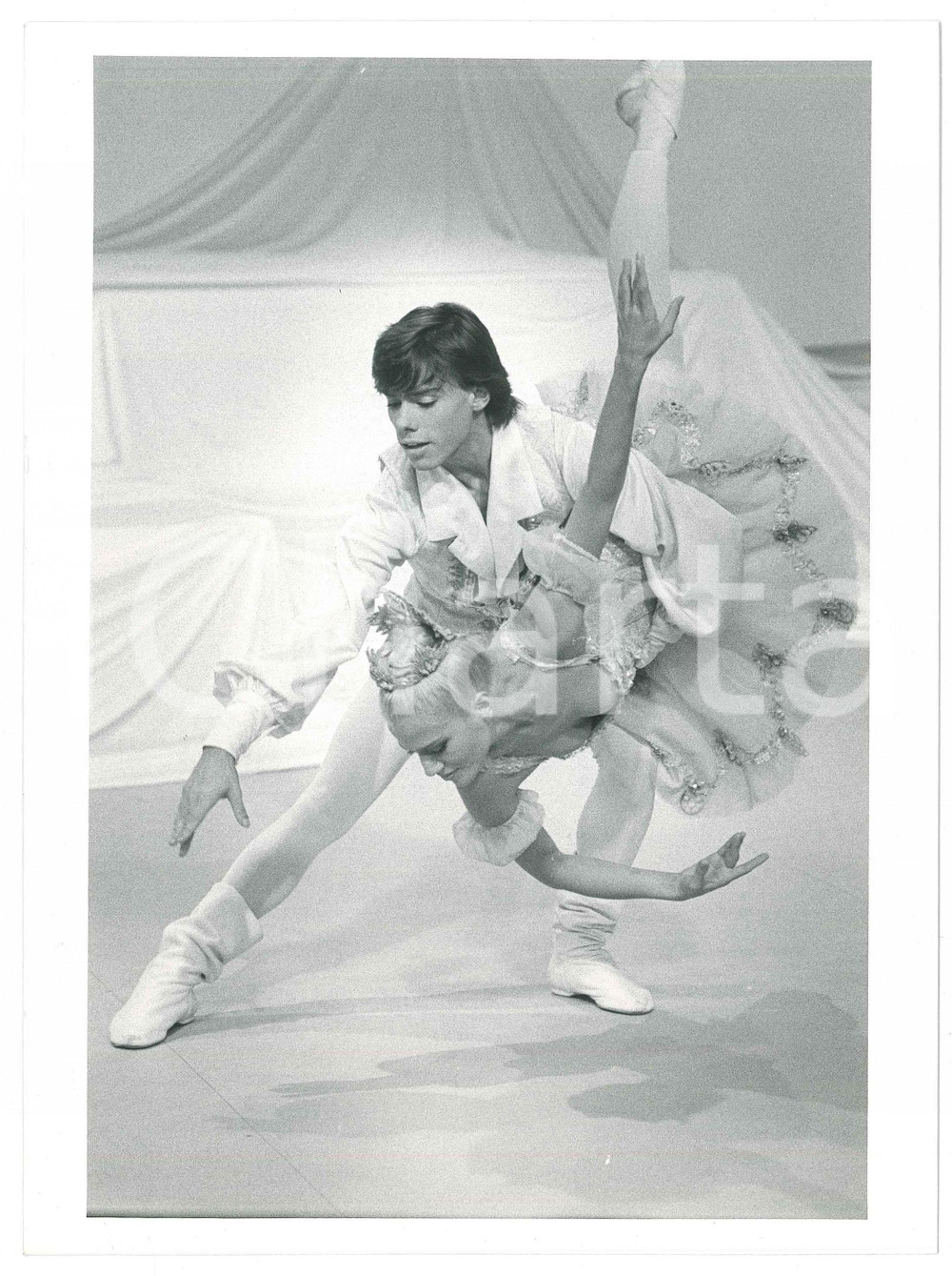 Fotografia d epoca originale 1985 ca ITALIA  TELEVISIONE Heather PARISI ballerina  Foto 18x24 1
