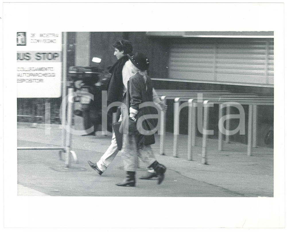 Fotografia d epoca originale 1985 ITALIA  GOSSIP Heather PARISI Lucio PRESTA paparazzati  Foto 25x20 cm 1 1