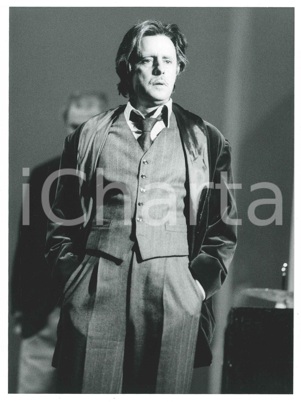 Fotografia d epoca originale 1987 TEATRO  FILUMENA MARTURANO Massimo DE FRANCOVICH Foto 24x18 cm 1