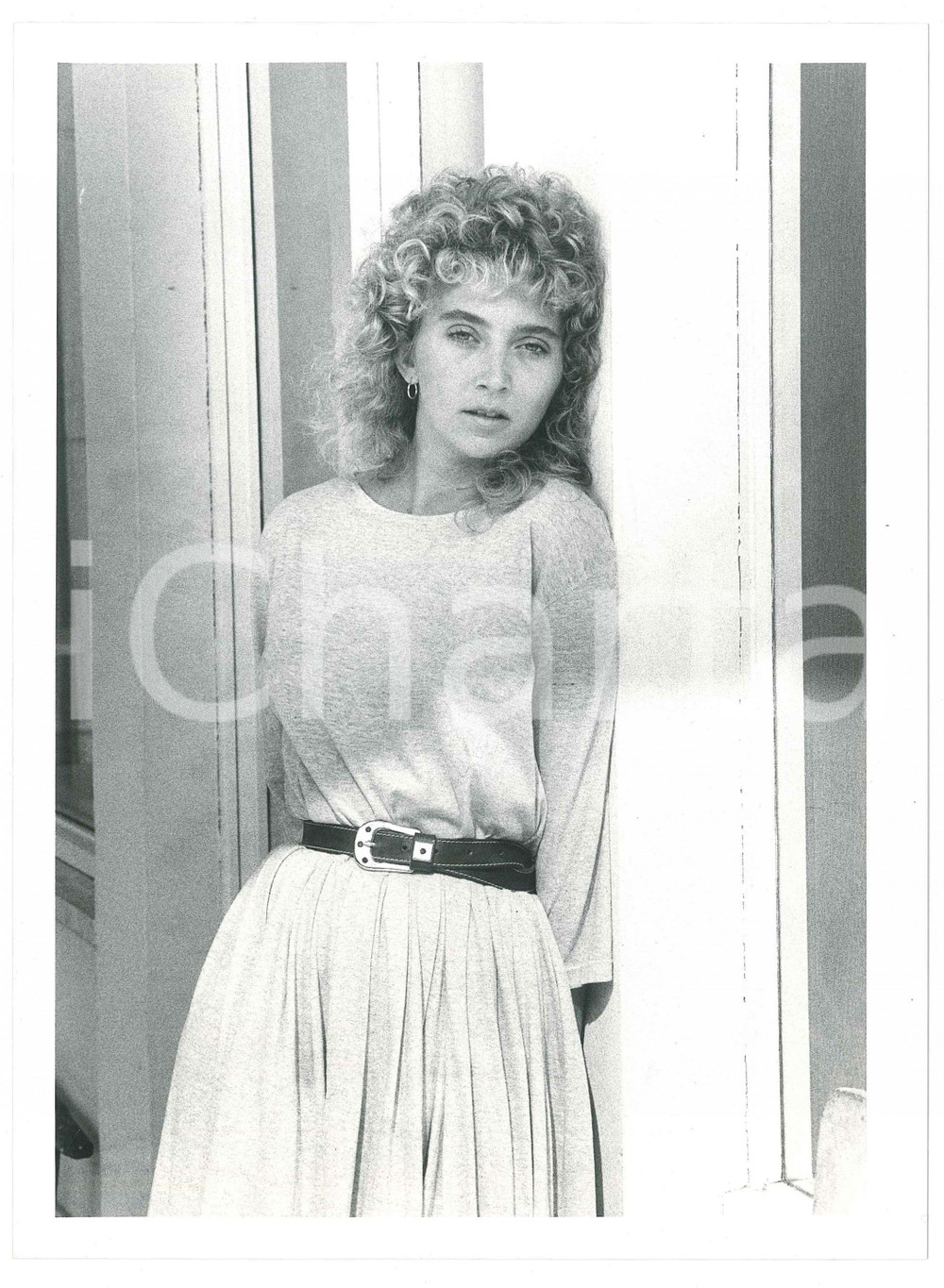 Fotografia d epoca originale 1985 ca MUSICA Rossana CASALE Ritratto della cantante 2  Foto 24x18 cm 1