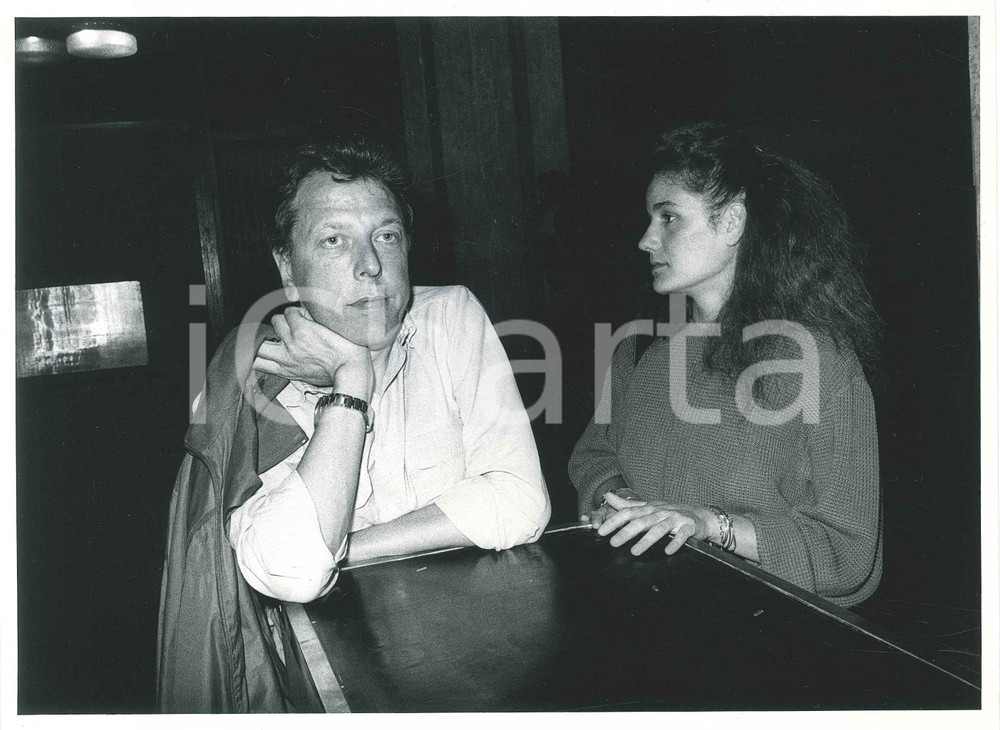 Fotografia d epoca originale 1985 ca ITALIA  MUSICA Mario LAVEZZI Ritratto del musicista  Foto 24x17 cm 1