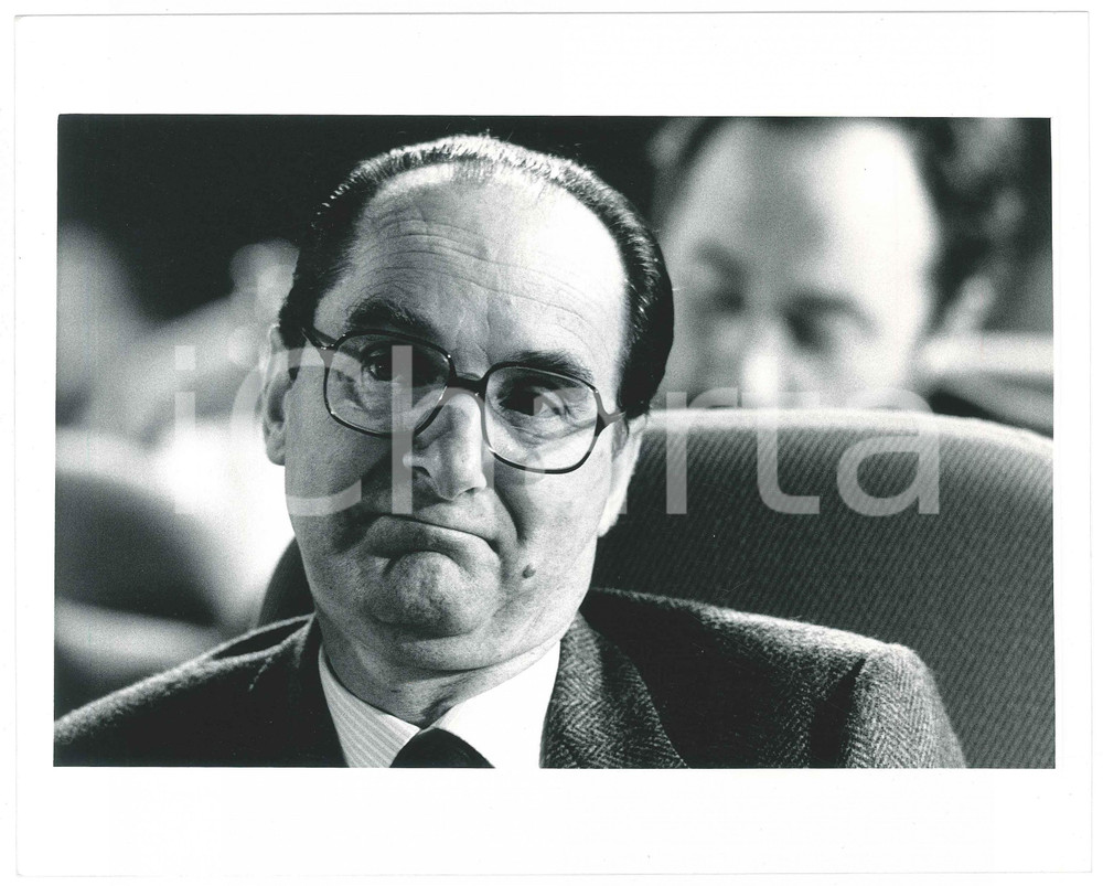 Fotografia d epoca originale 1985 ca PARTITO SOCIALISTA Fabio FABBRI Senatore PSI Foto 25x20 cm 1 1