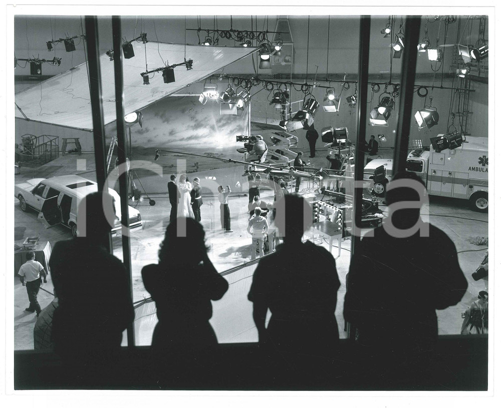 Fotografia d epoca originale 1988 DISNEY  MGM STUDIOS Studio Tour  Vantage point on soundstage  Photo 1