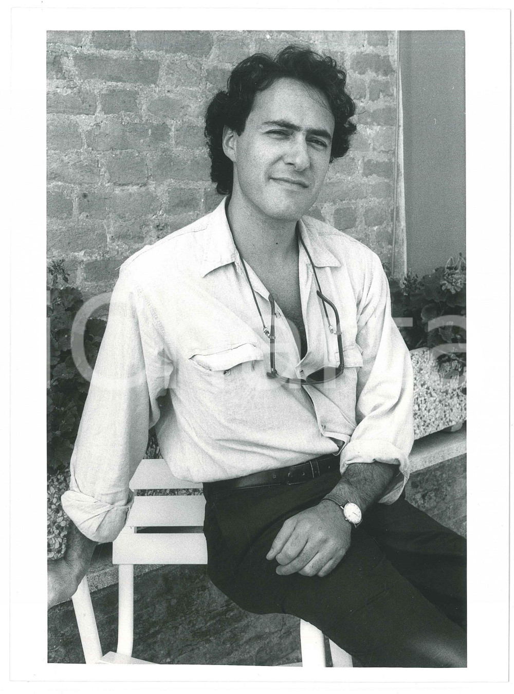 Fotografia d epoca originale 1990 ca CINEMA Scott GOLDSTEIN Portrait Photo 18x24 cm 1