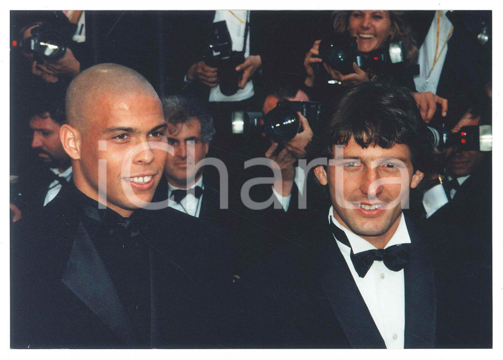 Fotografia d epoca originale 1998 CANNES FILM FESTIVAL  RONALDO Leonardo NASCIMENTO DE ARAUJO Photo 21x15 1