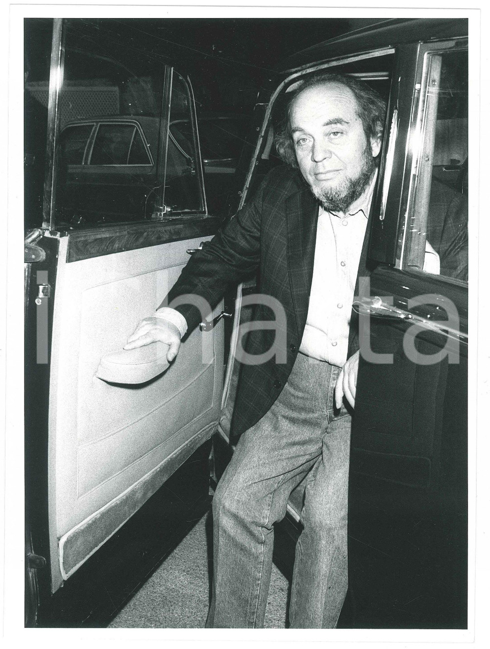 Fotografia d epoca originale 1985 ca ITALIA  CINEMA Marco FERRERI Ritratto del regista  Foto 18x24 cm 1
