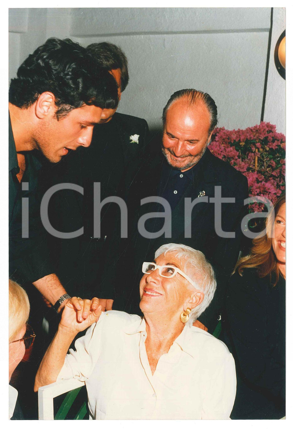Fotografia d epoca originale 1996 ITALIA  CINEMA Lina WERTMULLER Raoul BOVA Foto 15x22 cm 1