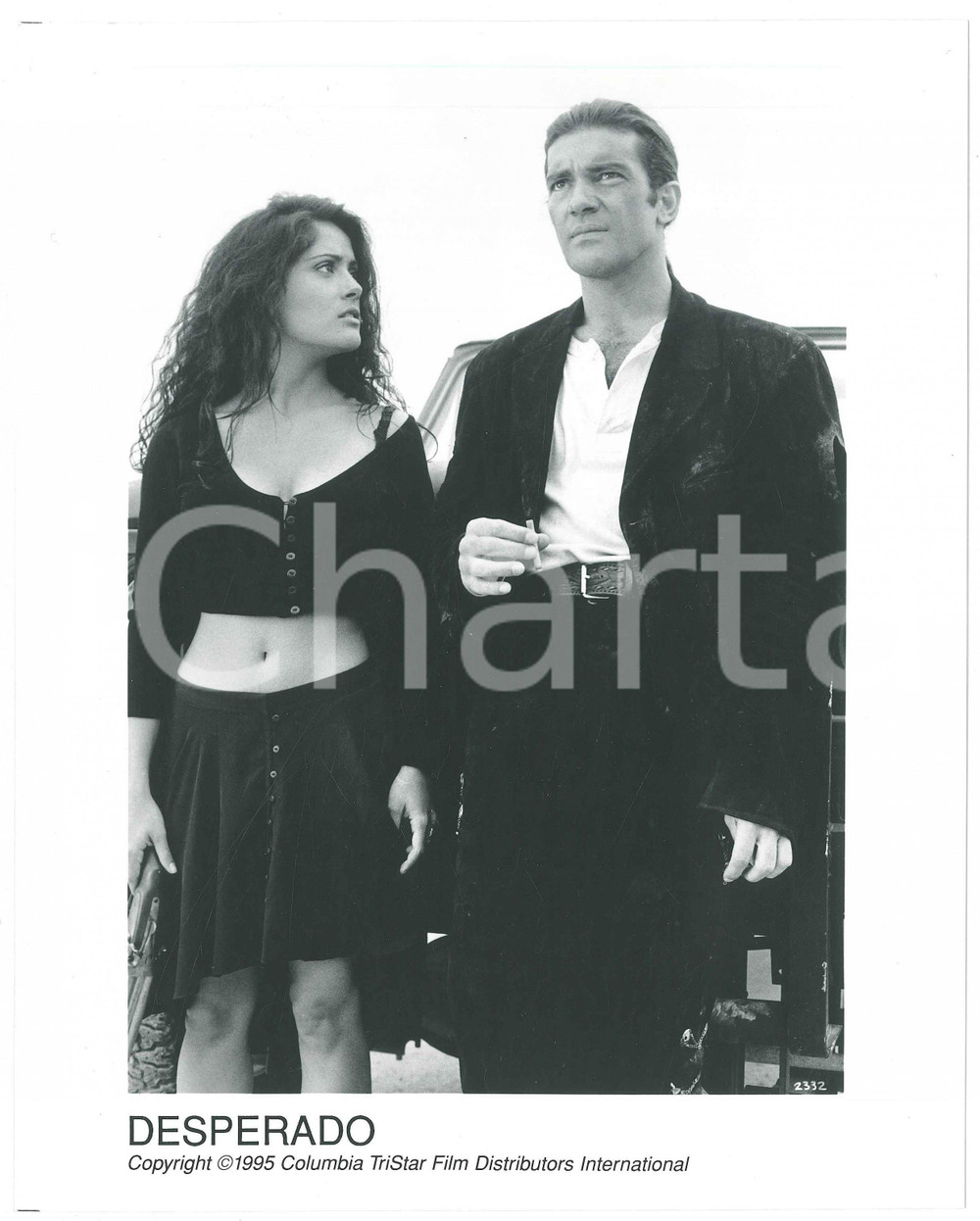 Materiale cinematografico d’epoca 1995 CINEMA  DESPERADO Antonio BANDERAS Salma HAYEK Photo 20x25 cm 1