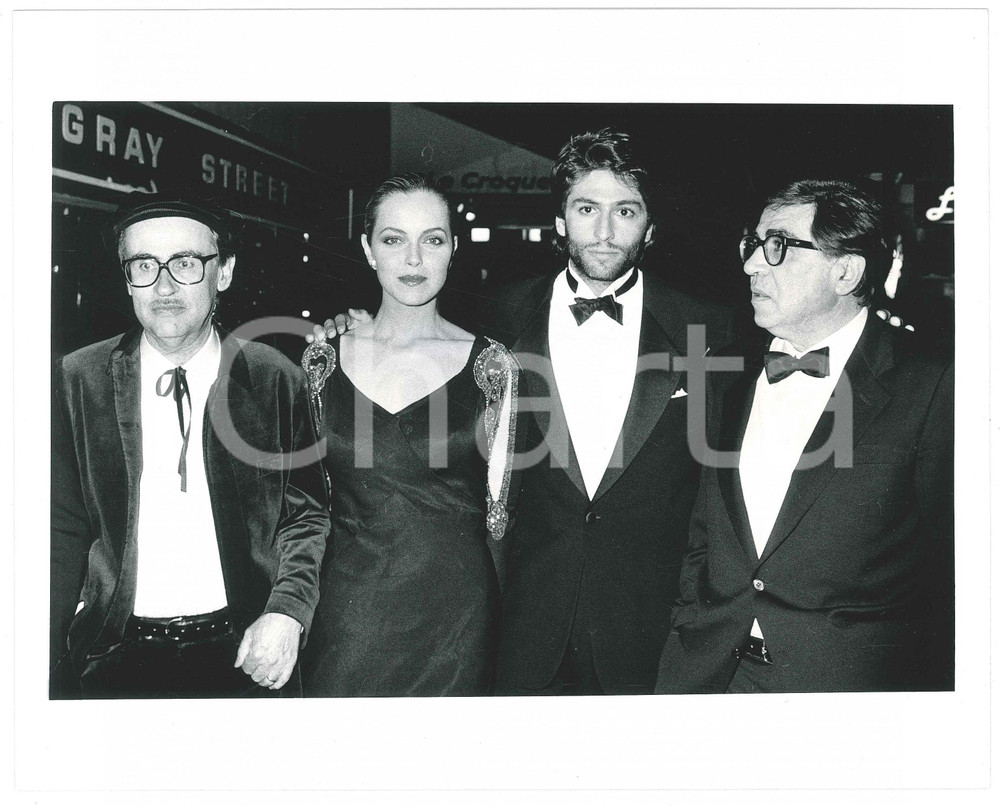 Fotografia d epoca originale 1987 CANNES Fratelli TAVIANI Greta SCACCHI Vincent SPANO Foto 25x20 cm 1 1