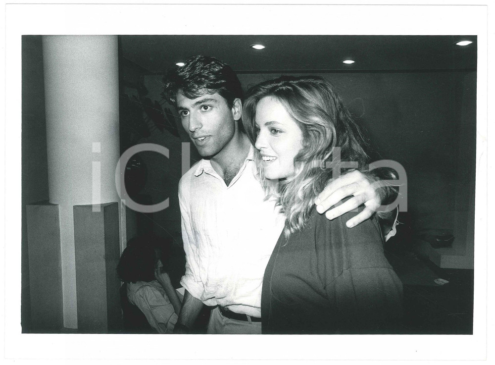 Fotografia d epoca originale 1985 ca ITALIA  CINEMA Greta SCACCHI Vincent SPANO Foto 24x18 cm 1