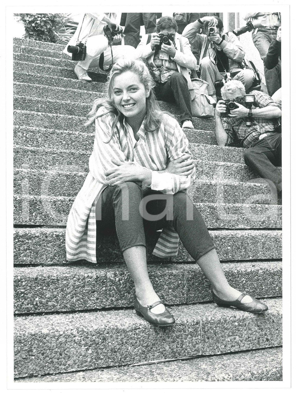 Fotografia d epoca originale 1985 ca CANNES Greta SCACCHI Ritratto dell attrice  Foto 24x18 cm 2 1