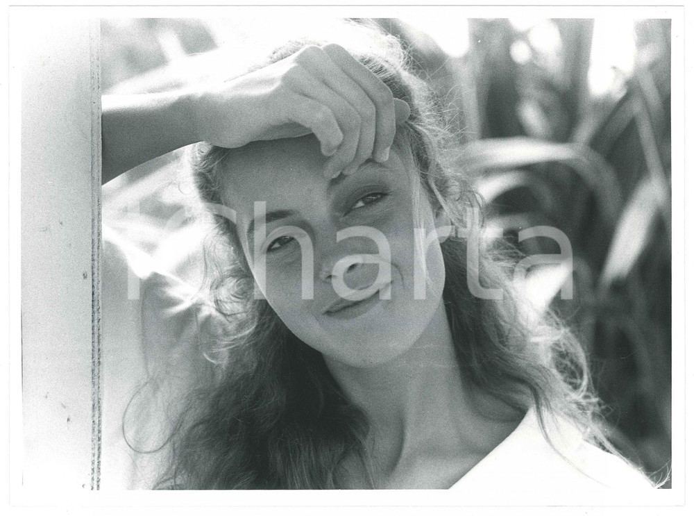Fotografia d epoca originale 1985 ca CANNES Greta SCACCHI Ritratto dell attrice  Foto 24x18 cm 1 1