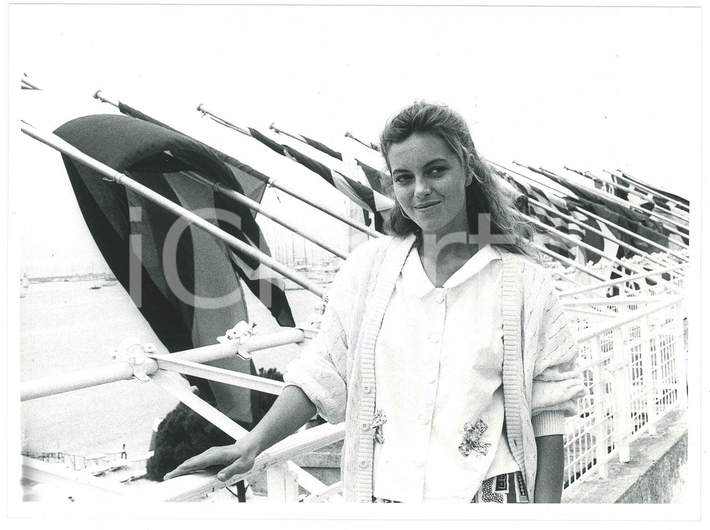 Fotografia d epoca originale 1985 ca CANNES Greta SCACCHI Ritratto dell attrice  Foto 24x18 cm 1