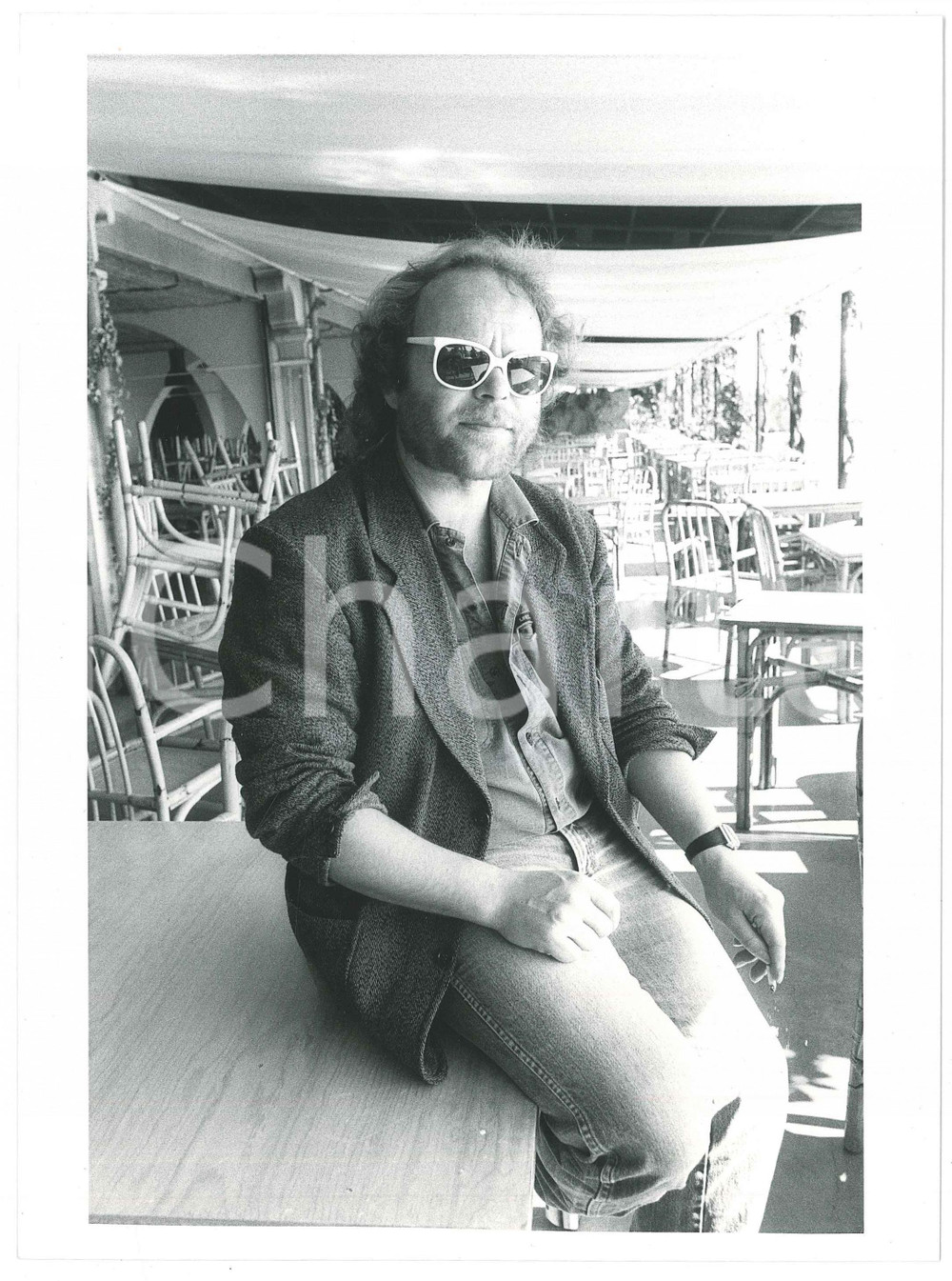 Fotografia d epoca originale 1986 VENEZIA  MOSTRA DEL CINEMA Gerulf PANNACH Foto 24x18 cm 1 1