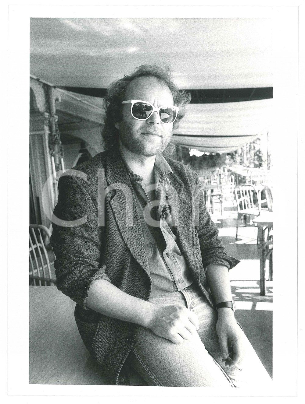 Fotografia d epoca originale 1986 VENEZIA  MOSTRA DEL CINEMA Gerulf PANNACH Foto 24x18 cm 1