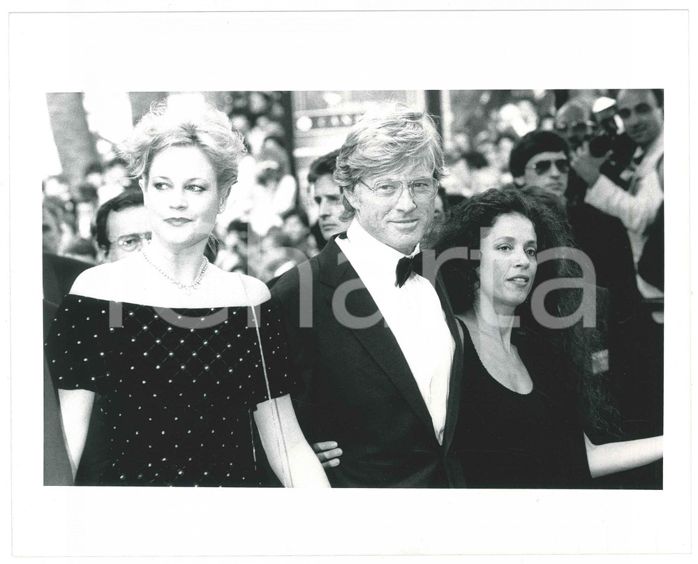 Fotografia d epoca originale 1988 CANNES Robert REDFORD Melanie GRIFFITH Sonia BRAGA Foto 25x20 cm 1 1
