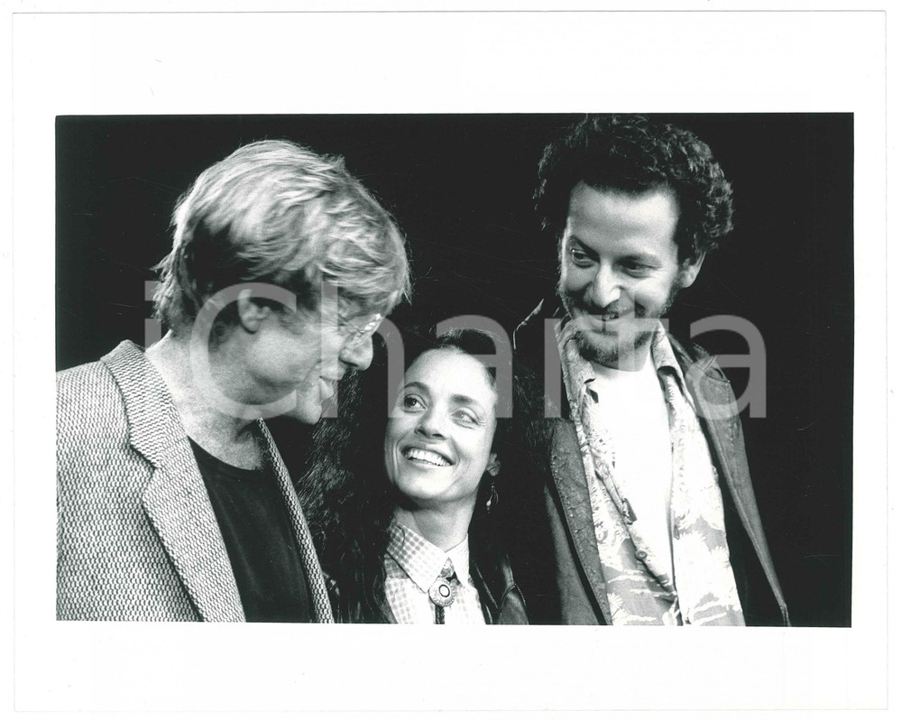Fotografia d epoca originale 1988 CANNES Robert REDFORD Sonia BRAGA Daniel STERN Foto 25x20 cm 3 1