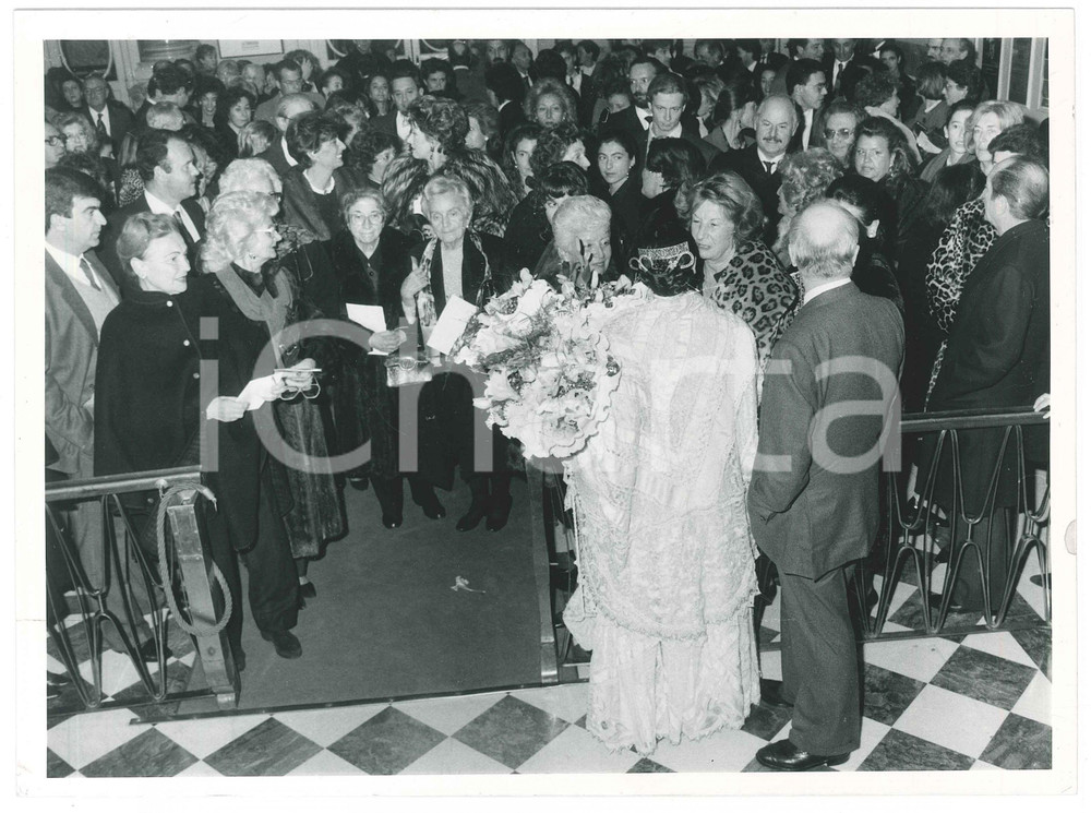 Fotografia d epoca originale 1991 FIRENZE Teatro della Pergola  Carla FRACCI alla serata di gala  Foto 1