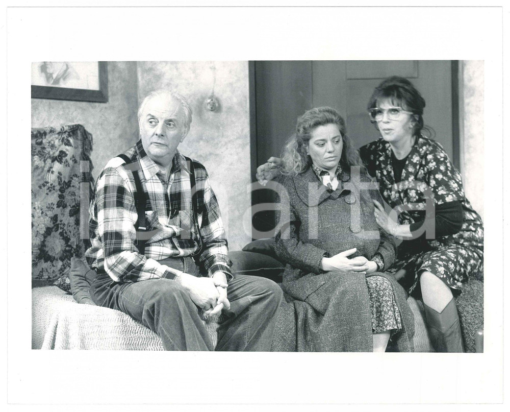 Fotografia d epoca originale 1988 RAI 3 TRASMISSIONE FORZATA Dario FO Milvia MARIGLIANO Franca RAME 1 Foto 1