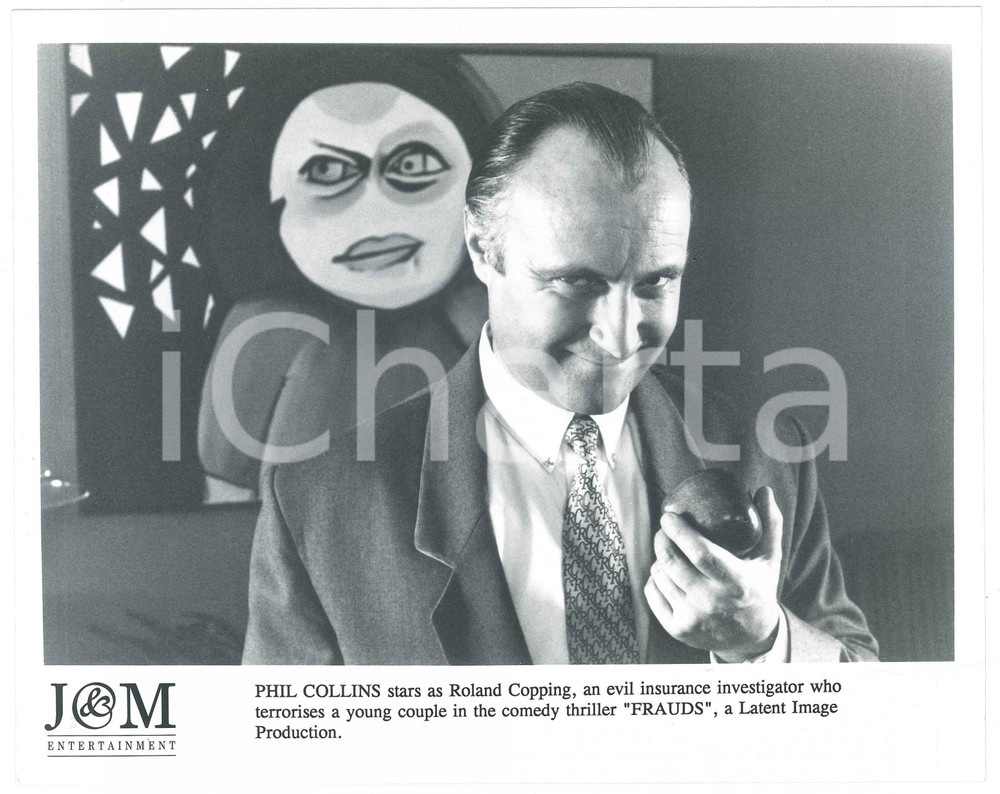 Materiale cinematografico d’epoca 1993 CINEMA  FRAUDS Phil COLLINS Photo 25x20 cm 1 1