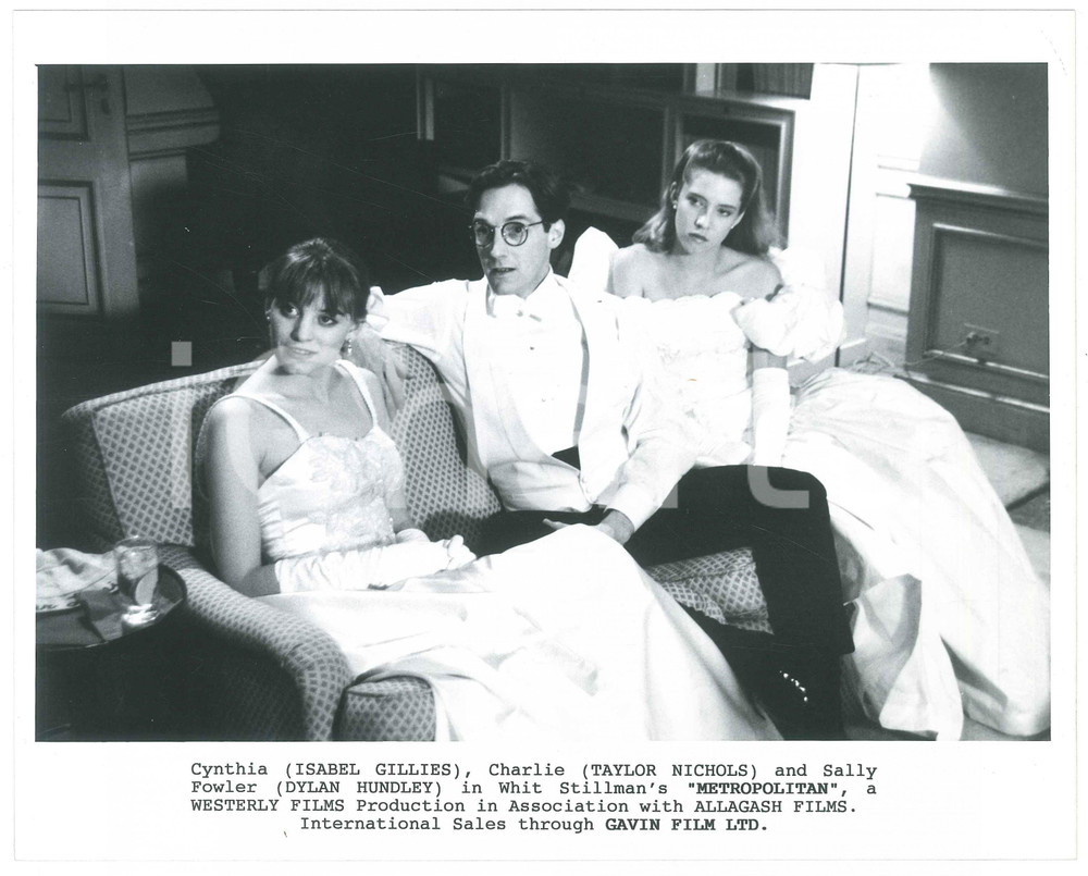 Materiale cinematografico d’epoca 1990 CINEMA  METROPOLITAN Taylor NICHOLS Isabel GILLIES Dylan HUNDLEY Photo 1