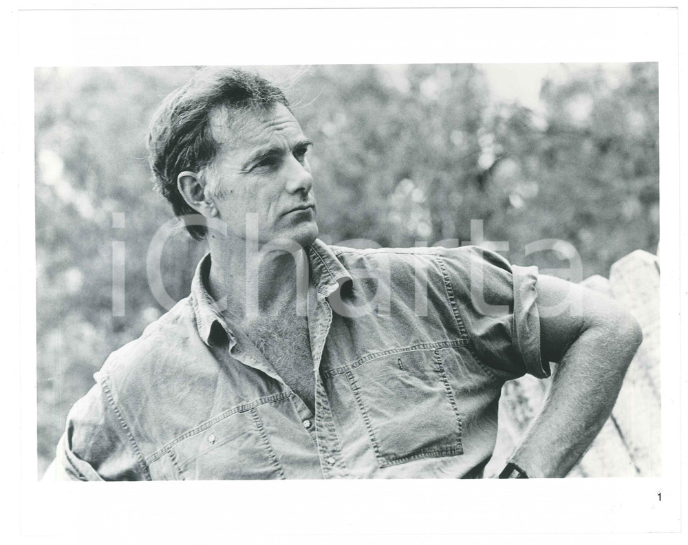 Materiale cinematografico d’epoca 1996 LONE STAR Director John SAYLES on the set  Photo 25x20 cm 1