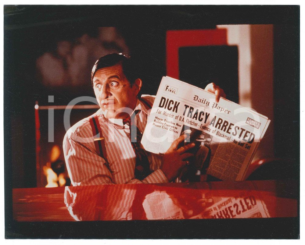 Materiale cinematografico d’epoca 1990 CINEMA  DICK TRACY Al PACINO as Big Boy Caprice  Photo 25x20 cm 1