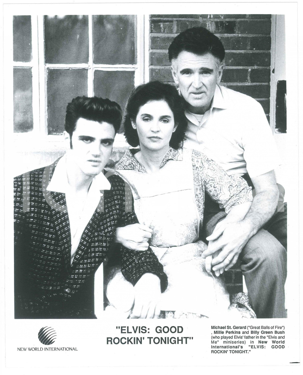 Materiale cinematografico d’epoca 1990 ELVIS: GOOD ROCKIN  TONIGHT Michael ST. GERARD as Elvis PRESLEY Photo 2 1