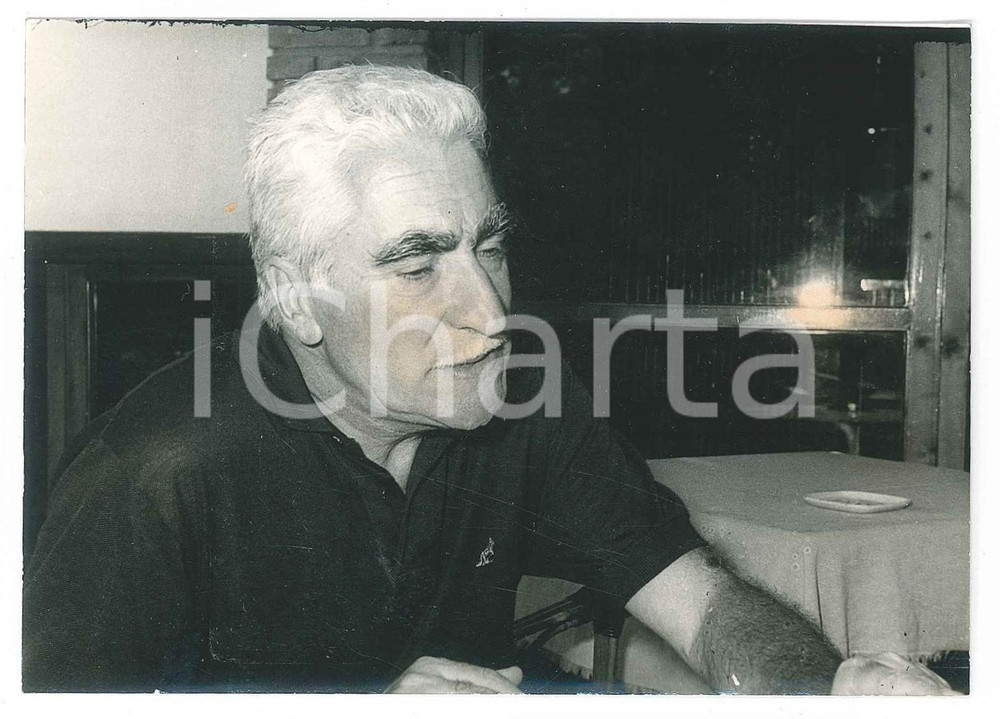 Fotografia d epoca originale 1960 ca s. l. Artista Orfeo TAMBURI  Ritratto   Foto 13x9 cm 1