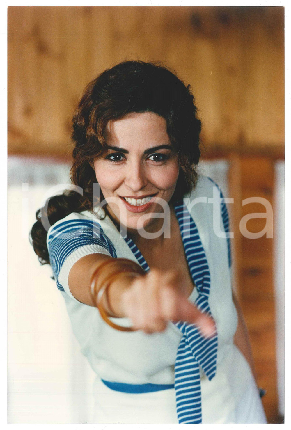 Materiale cinematografico d’epoca 1998 CINEMA  TU RIDI Sabrina FERILLI Ritratto dell attrice  Foto 17x26 cm 1