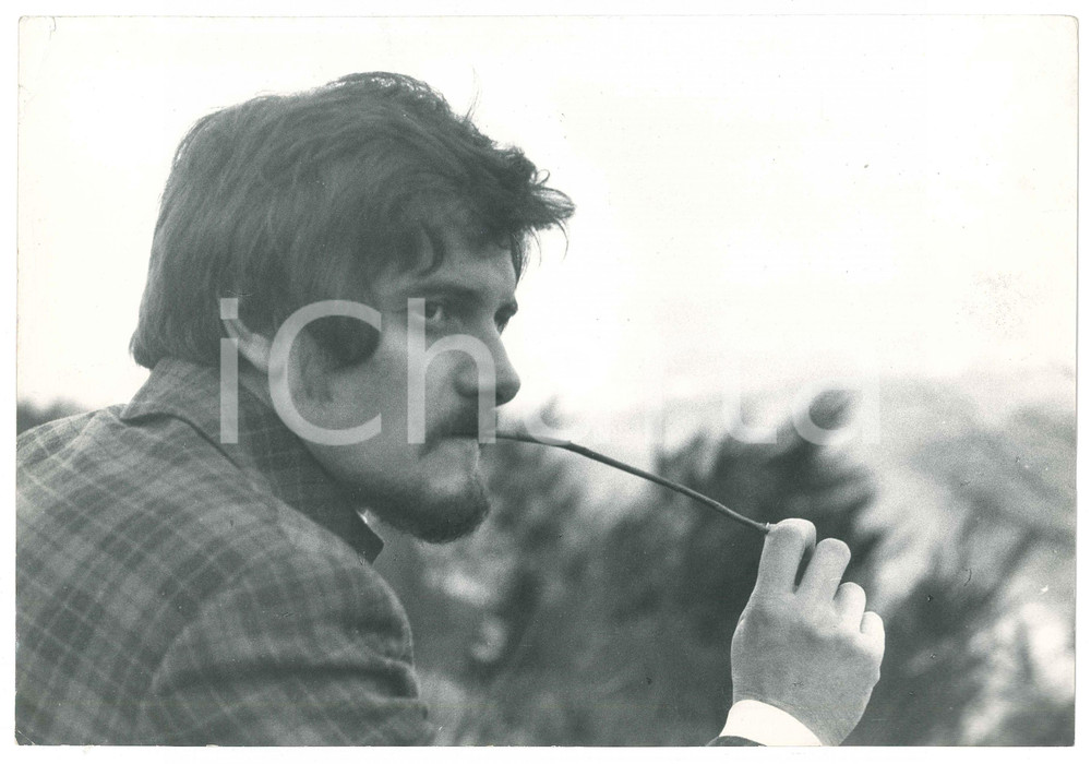 Fotografia d epoca originale 1970 ca COSTUME ITALIA Enrico Maria PAPES dei GIGANTI  Ritratto Foto 30x20 1