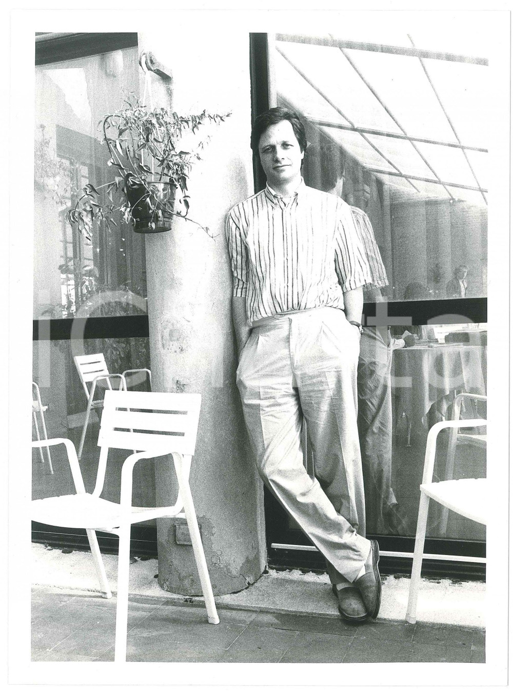 Fotografia d epoca originale 1984 VENEZIA  Mostra del Cinema  Attore Lino CAPOLICCHIO  Ritratto  Foto 1 1
