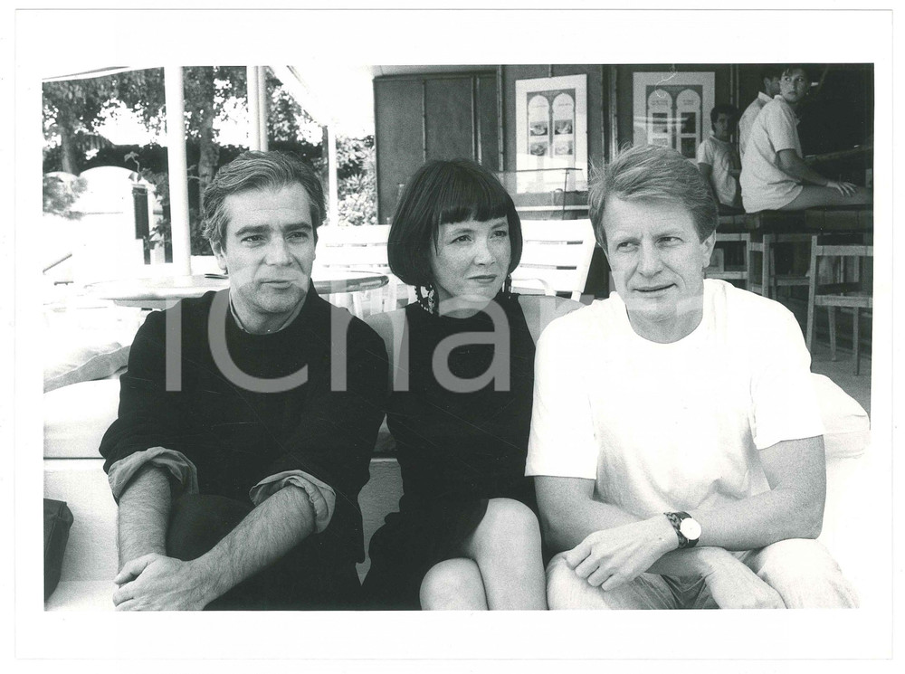 Fotografia d epoca originale 1985 ca CINEMA FRANCE AndrÃ© DUSSOLLIER Sabine AZÃ‰MA Pierre ARDITI Foto 24x18 cm 1